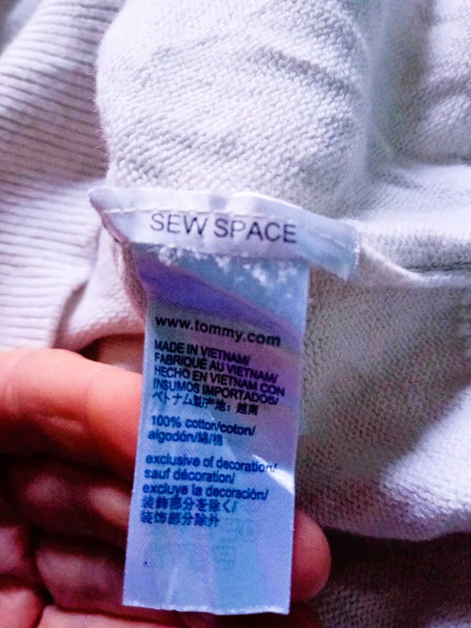 Felpa 1/4 zip Tommy Hilfiger – Taglia M