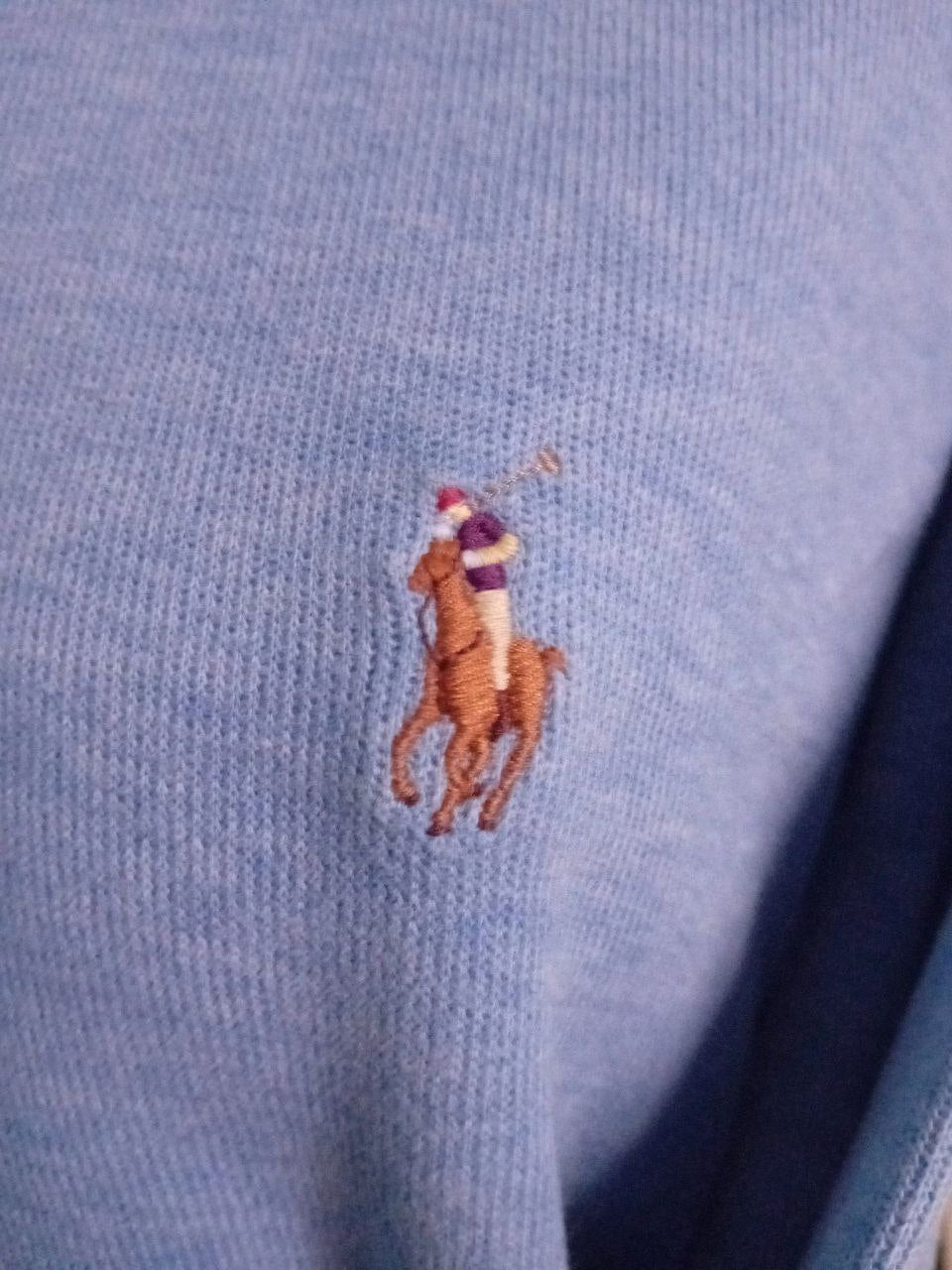 Felpa 1/4 zip Ralph Lauren Estate Rib – Taglia L