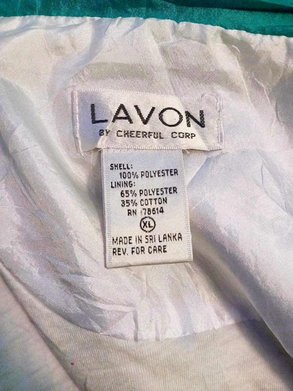Giacca vintage Lavon a vento – Taglia XL