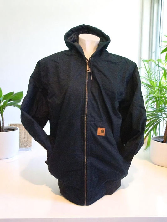 Giacca Carhartt nera con cappuccio – Taglia XL
